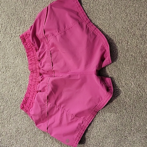 Lululemon Pink Shorts With Pockets - Picture 2 of 5